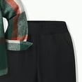 thumbnail image 6 of Kaprioy Boys Winter Clothes Toddler Baby Boy Clothes Plaid Long Sleeve Patchwork Hoodie Top + Pants 2pcs Fall Winter Outfits Set Boys Clothes Boys Outfits, 6 of 6
