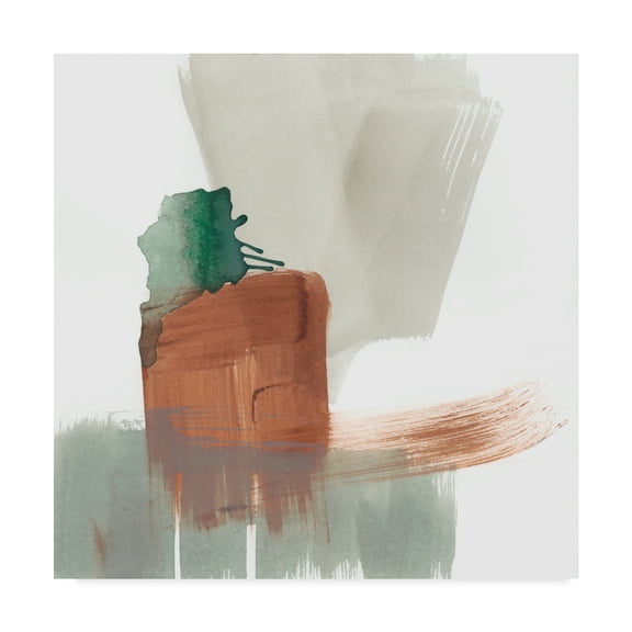 Trademark Fine Art 'Earthy Gestures VII' Canvas Art by Jennifer Goldberger