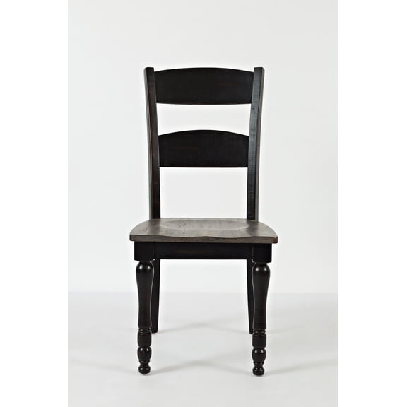Jofran Madison County Rustic Reclaimed Pine Farmhouse Ladderback Dining Chair (Set of 2)