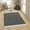 Black, variant on Belle Boho Rugs for Bedroom, 3x5 Bathroom Rug Lightweight Farmhouse Woven Area Rug with Tassels, Throw Rugs Washable Kitchen Rug Non Shedding Indoor Door Mats for Entryway Living Room, Khaki