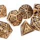 thumbnail image 4 of Dados poliédricos 7 unids / pack de dados de resina poliédrica multifacética y de metal hueco para de dragón DnD D&D dados de juegos educativos Magideal Dados poliédricos, 4 of 4