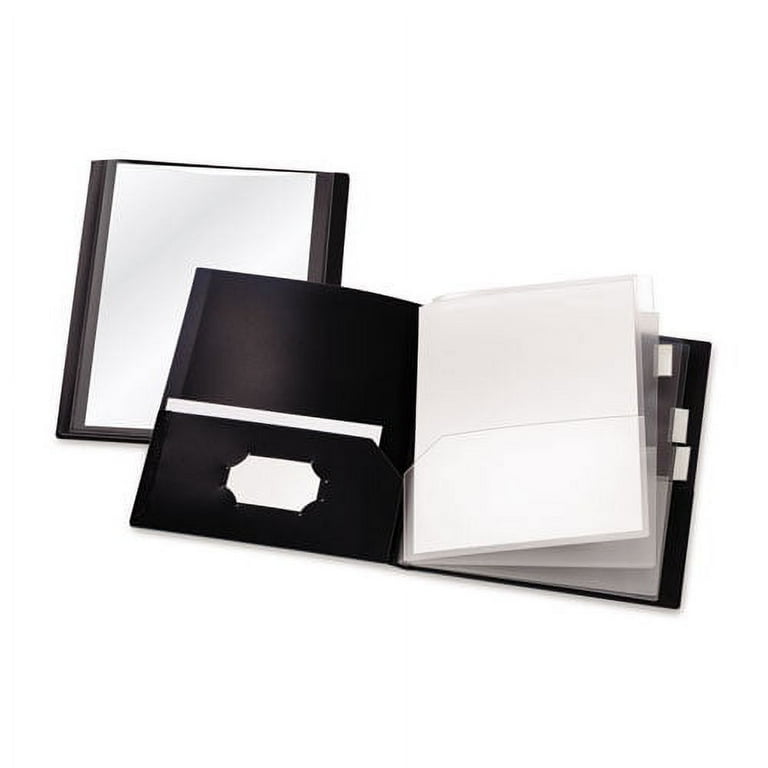 ReportPro 10-Pocket Project Organizer, 8.5 x 11, Clear/Black ReportPro 10-Pocket Project Organizer, 8.5 x 11, Clear/Black