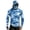 Blue, variant on LTTVQM Mens Long Sleeve Shirts with Face Mask UPF 50+ Sun Protection Camo Hoodie Running Rash Guard Lightweight Hooded Shirts Workout Trendy Tops Black L