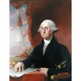 thumbnail image 2 of George Washington N(1732-1799). First President Of The United States. Oil On Canvas By Gilbert Stuart 1822. Print by, 2 of 4