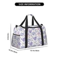 thumbnail image 4 of Ratiio Lavender Flowers Pattern Hand Travel Bag, Weekender Carry On for Women Men, Sports Gym Bag, Workout Duffel Bag, Overnight Shoulder Bag fit 15.6 Inch Laptop, 4 of 6