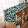 thumbnail image 6 of Table Runners 108 Inches Long Dress Scarves, Dark Green Spring Floral Farmhouse Coffee/Dining/Kitchen Table Runner for Living Room, Farmhouse Flowers Elegant Pastoral 13x108 Inch, 6 of 9
