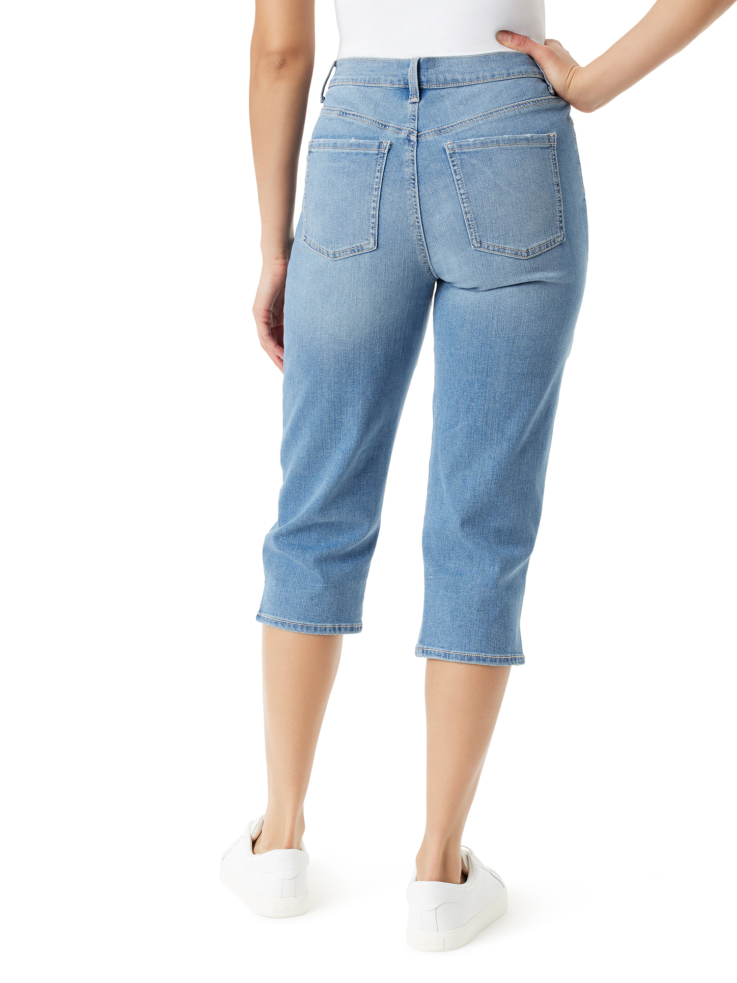 Gloria Vanderbilt Women's and Plus High Rise Amanda Capri, 21\