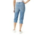 thumbnail image 2 of Gloria Vanderbilt Women's and Plus High Rise Amanda Capri, 21" Inseam, 2 of 3
