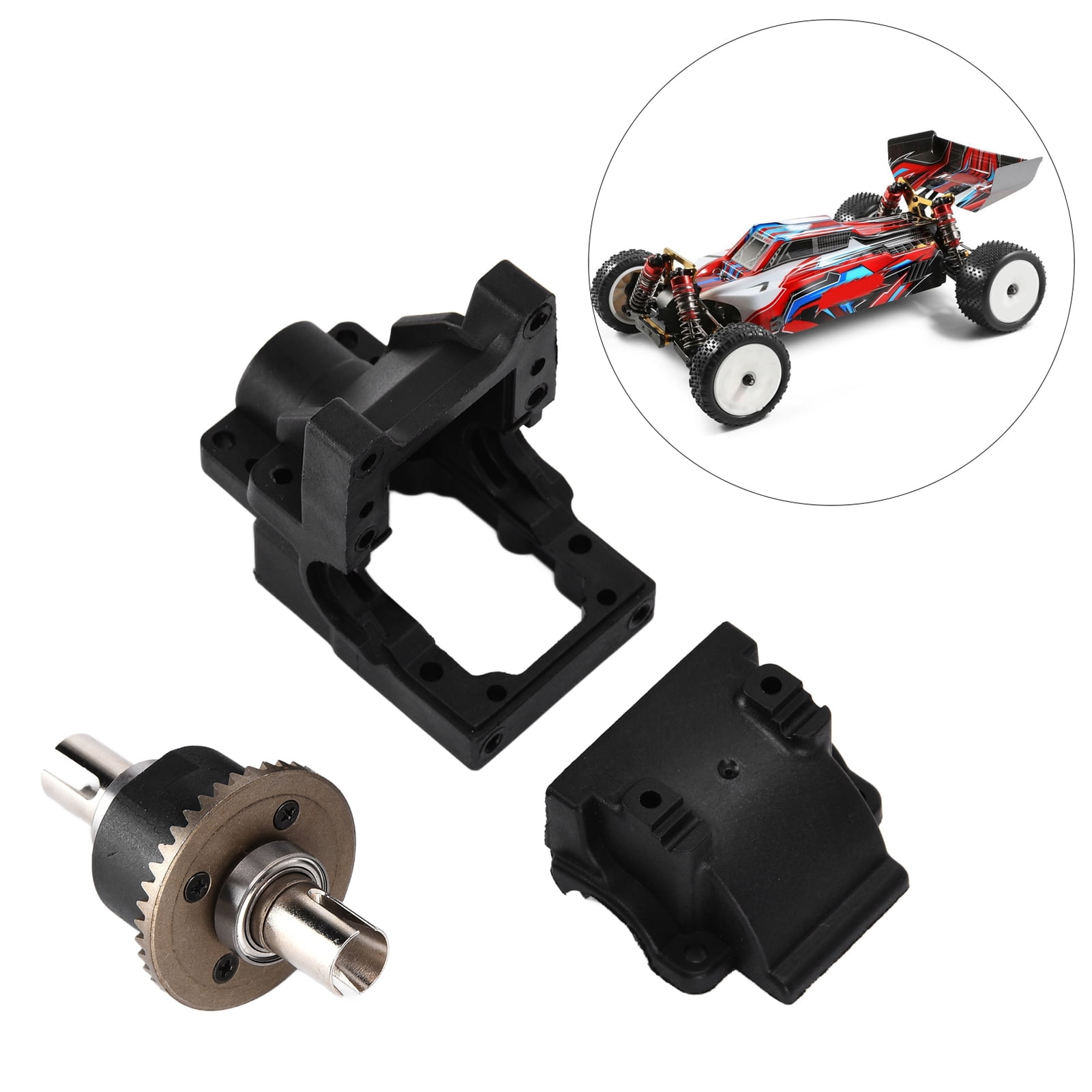Spptty RC Car Differential RC Gear Box Housing RC Gear Box Diff Set RC Gear Box Housing RC Car Differential For Wltoys 104001 1 10 RC Car Walmart