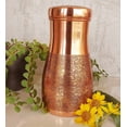 thumbnail image 2 of IMTRA FASHION Copper Bedside Carafes 1.2 Litre/40 Oz Embossed Water Jug Bedroom Bottle for Ayurveda Health Benefits for Sports & Yoga, 2 of 7