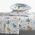 thumbnail image 3 of Bluey 4 Pieces Blue Bed Blankets Sets, Crib and Toddler Bed Size, 3 of 6