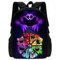 thumbnail image 1 of Nueva mochila escolar de tamaño completo con animales sonrientes del capítulo 3 de Poppy(Buy 2 Save 10%), 1 of 2
