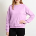 thumbnail image 4 of ASDFVBKG Mock Neck Sweatshirt Oversized for Women Soft Long Sleeve Turtleneck Pullover Lightweight Fleece Trendy Loose Fit Sweatshirts Oversized No Hood Tee Tops Light Purple M, 4 of 4