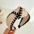 thumbnail image 5 of Woven Straw Knotted Headband for K-POP Party Decorations for Music Festivals Photo Booth Props for Girls Photography, 5 of 8