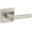 Nickel, variant on Kwikset 740MILSQT-15S Milan Single Cylinder Keyed Entry Door Lever Set - Nickel