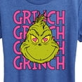 thumbnail image 3 of The Grinch - Grinch Stacked - Women's Short Sleeve Graphic T-Shirt, 3 of 5