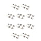 thumbnail image 3 of Scienceny 1 Juego de Clips para espejo, estilo Simple, Metal, fácil de instalar, Clip montado, suministros de vidrio, suministros para el hogar, colgador Titular cuadrado 10piezas Scienceny CBP341128, 3 of 4