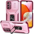 thumbnail image 1 of Funda para GANGXUN Samsung Galaxy A15 5G - Soporte metálico, Función magnética, Rosa, 1 of 5