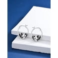 thumbnail image 4 of Dorunmo Bat Hoop Earrings 925 Sterling Silver Cute Bat Earrings for Women Halloween Earrings Gothic Jewelry Gifts, 4 of 6