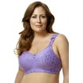 thumbnail image 2 of Elila Womens Sidney Jacquard Wire-Free Bra Style-1305F, 2 of 10
