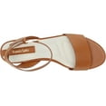 thumbnail image 4 of Franco Sarto Womens Presley Platform Wedge Sandal Tan Brown Leather 7.5M, 4 of 5
