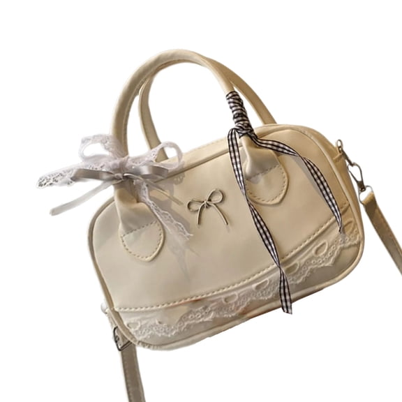 Shoulder Bag for Women Crossbody Bag with Removable Strap Casual Bowknot Purse Clutches Shoulder Toted Handbag Gifts