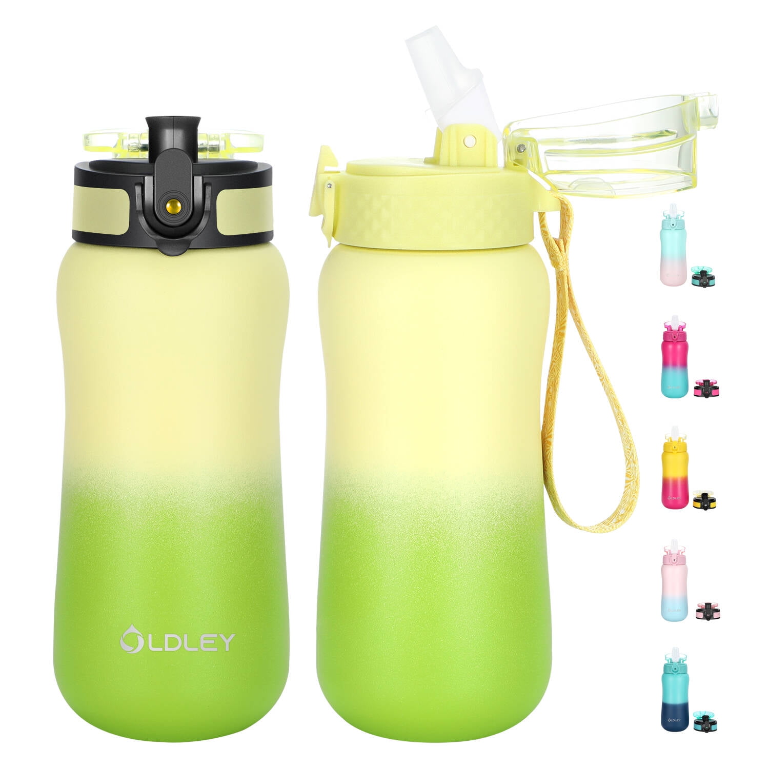 Genevieve Avani Lifestyles Premium Hygienic Kids Straw Tritan Water Bottle  - Anti Mold - BPA Free. Complete with Stainless Steel Straw Cleaning Brush:  Buy Online at Best Price in UAE 
