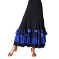 thumbnail image 3 of Vestido grande de ala grande para mujer para baile de salón  con banda elástica jinwen Vestido de baile latino, 3 of 5
