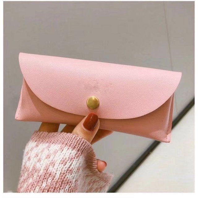 Caja de gafas de bolsa blanda Caja de gafas de sol de moda de color rosa para mujer Caja de gafas de sol Caja de embalaje