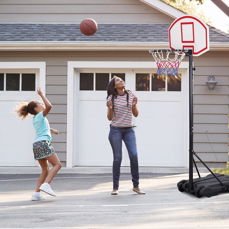 堀里也 BASKETBALL 5 STANDARD ZenSports Portable Kids Basketball Goal, 5.5-6.8ft Adjustable