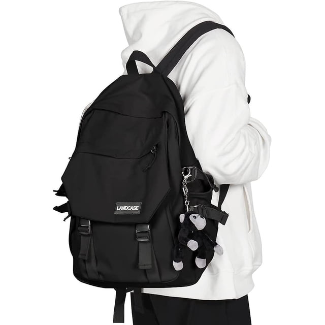 Bolsa de herramientas Mochila escolar Mochila negra impermeable Mochilas de escuela secundaria para niños y niñas Mochila de viaje ligera Mochila informal Mochilas para portátiles -- Teléfono móvil Teléfono móvil Accesorios para teléfonos móviles