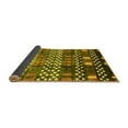 thumbnail image 2 of Ahgly Company Indoor Square Abstract Yellow Modern Area Rugs, 5' Square, 2 of 4