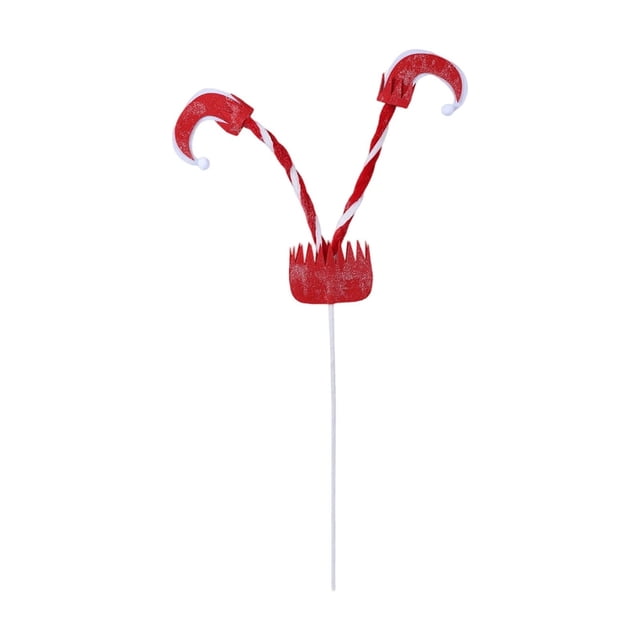 Découpes de Sapin de Noël Rouges en Matériau Plastique, Mesure 22,83 Pouces de Long, Offertes en Couleurs Rose Rouge et Vert, Parfaites pour Rehausser les Sapins de Noël Artificiels Ou Naturels