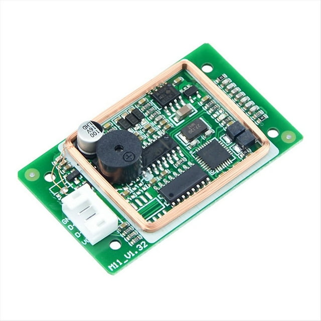 Módulo Lector RFID USB Lector de Tarjetas de Identificación + Lector Tarjetas IC Lector de Tarjetas Inteligentes RS232 13,56 Mhz y 125 Khz Compatible con Sistemas y Linux