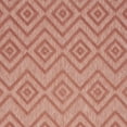 thumbnail image 5 of 4' X 6' Coral Orange Argyle Indoor Outdoor Area Rug, 5 of 6