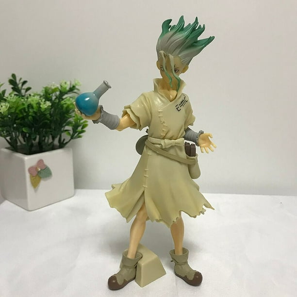 20cm 1262 # Anime Dr.STONE Ishigami Senkuu Figura de acción Figura de colección Modelo Juguetes Mantequilla20 cm sin caja al por menor zhangyuxiang unisex