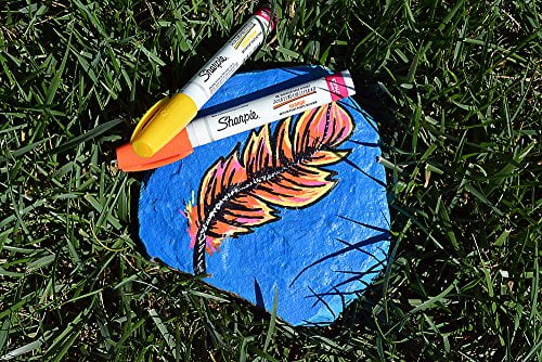Great for Rock Painting Sharpie Oil-Based Paint Marker 1 Count Fine Point Aqua 