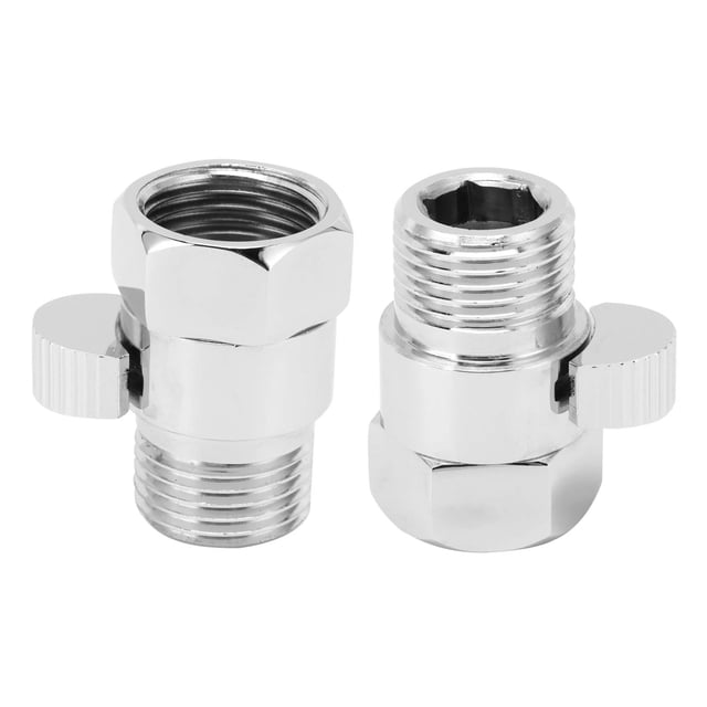 Shut Off Valve For Shower Head, G1/2 Thread Shower Shut Off Valve With Lever Handle For Bathroom For Shut-off Valve For Water-saving Valve