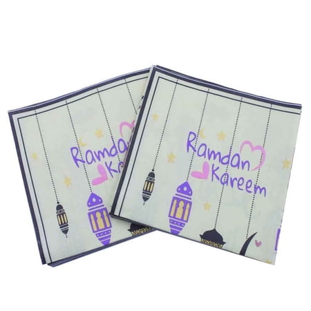 Home Restaurant Party EID Mubarak Decor Table Decor Serviettes Paper Napkins Napkins For Decoupage Lunch Paper 4
