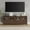 Alder Brown, variant on Evelyn&Zoe Holbrook Rectangular TV Stand for TV's up to 75", Black Grain