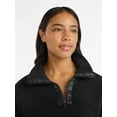 thumbnail image 5 of Avia Women's and Women's Plus Fleece Quarter Zip Pullover, Sizes XS-4X, 5 of 6