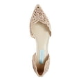 thumbnail image 2 of Blue by Betsey Johnson Womens Lucy Satin Embellished D'Orsay, 2 of 4