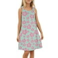 thumbnail image 4 of Robe Fille Robe Florale Robe d'Anniversaire Fille Robe Chic Fille Vêtements pour Filles 7-8 Ans Mode Fille, 4 of 4