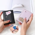 thumbnail image 2 of Women Wallet Slim Tri-fold Short Multi-slots Snap Button Card Holder Faux Leather Cartoon Dinosaur Animal Students Wallet Shopping Use, 2 of 11