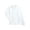 White, variant on Girls Long Sleeve Polo Shirt, Sizes XS-XXL