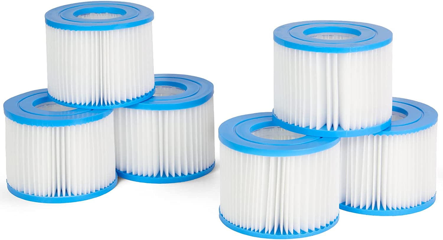 6 Pack Type VI Hot Tub Filter for Coleman Saluspa, LayZSpa, Bestway, Spa Filter