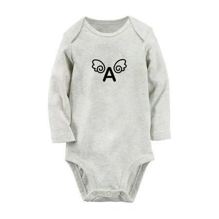 

Angel A Twins Babies Rompers Newborn Baby Unisex Bodysuits Infant Jumpsuits Toddler 0-12 Months Kids Long Sleeves Oufits (Gray 0-6 Months)