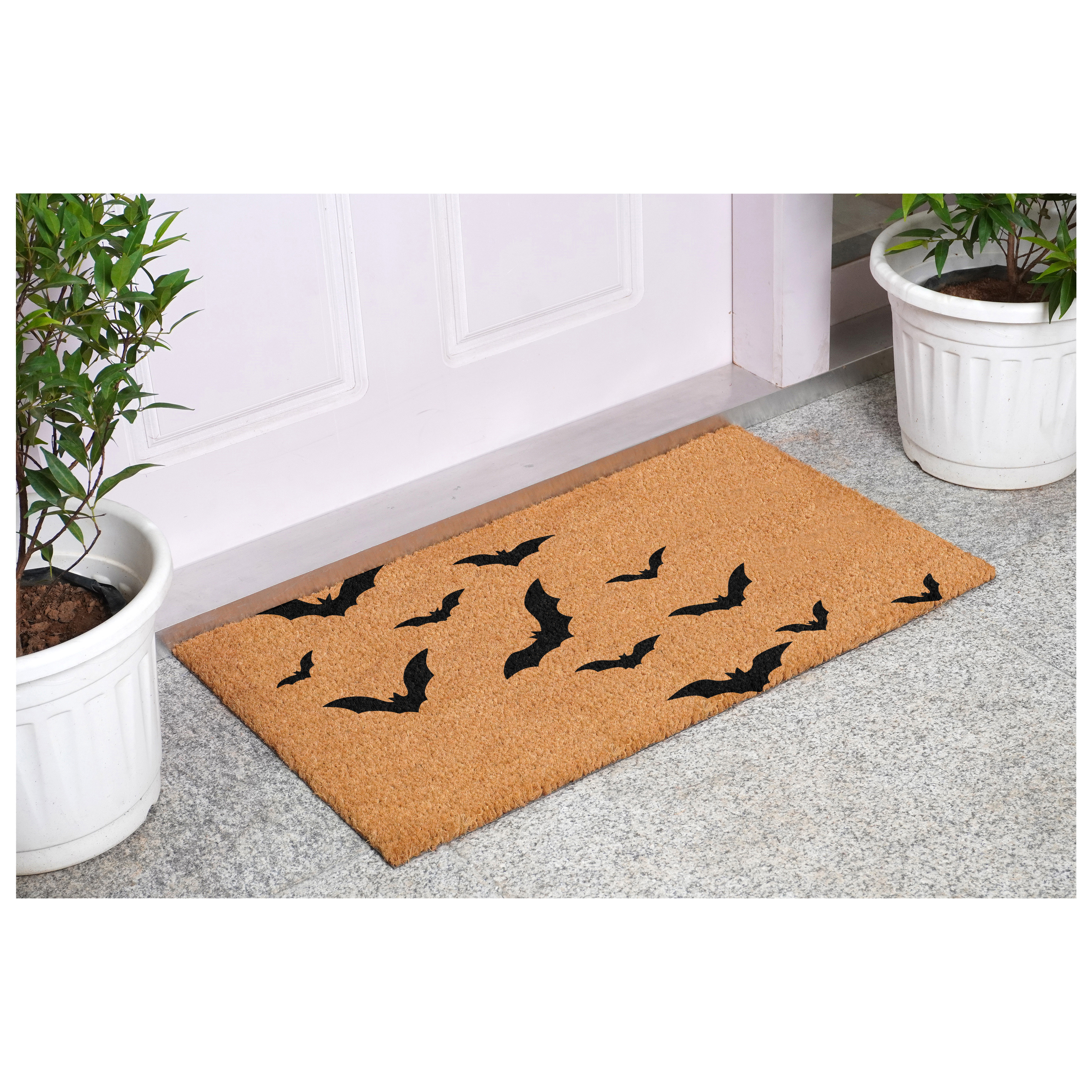 Bat Halloween Doormat, 24" x 36"