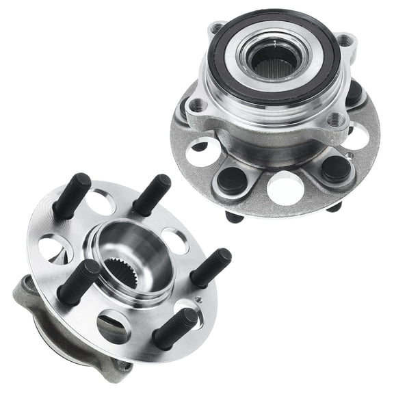 Detroit Axle - AWD Rear Wheel Bearing Hubs for 2017 2018 2019 Honda Ridgeline Wheel Bearing and Hubs Assembly Replacement Pair Hubs