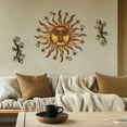 thumbnail image 2 of Liffy 24-Inch Sun Metal Wall Art - Outdoor Decor Wall Sculptures, 2 of 10